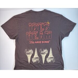 Ice Cream Graphic T Shirt Mens 3X Brown Streetwear Logo Pharrell